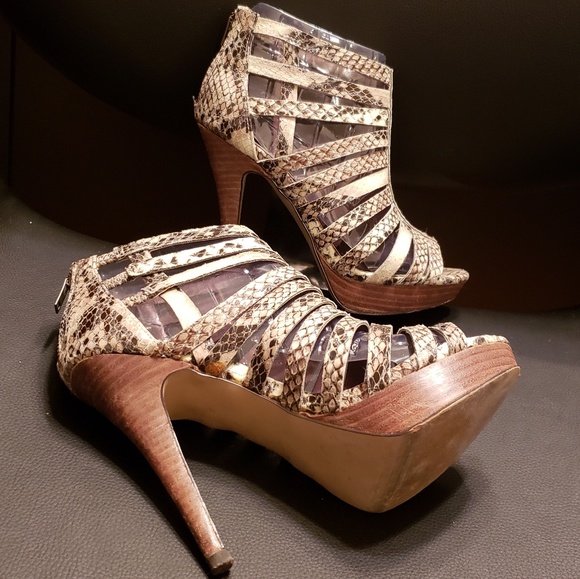 STEVE MADDEN~Nusance Natural Snake. Authentic - Picture 4 of 12